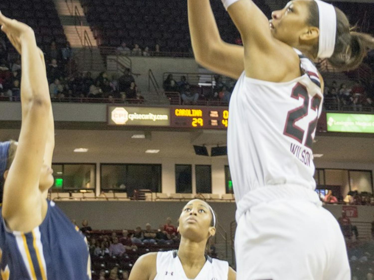 Wilson's 17 points and nine rebounds per game both lead the Gamecocks.