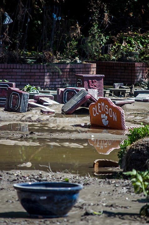 Damage in Forest Acres on October 6.