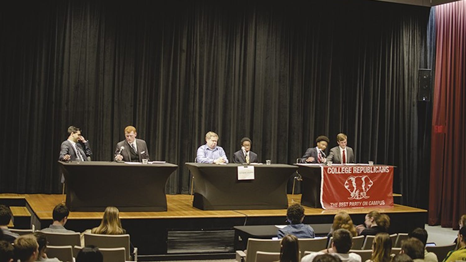 Carolina Clash gives USC's collegiate political parties the opportunity to debate current political topics in a public forum.