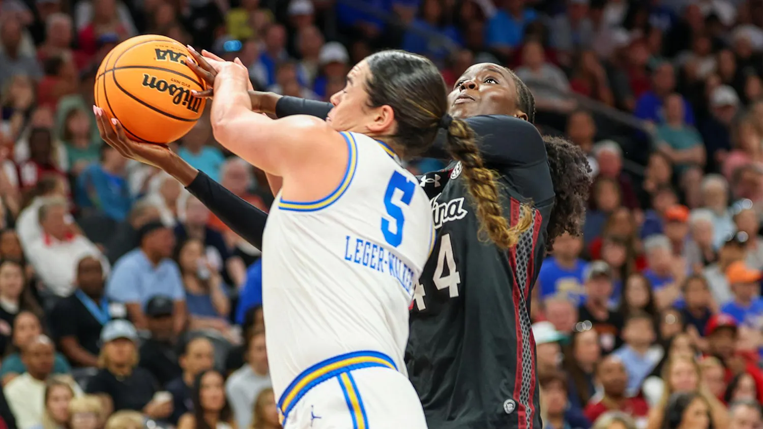 South Carolina women's basketball lost its second consecutive national championship Sunday in a 79-51 loss to the UCLA Bruins. The Gamecocks never led at any point in the team's season finale at Mortgage Matchup Center in Phoenix, Arizona.