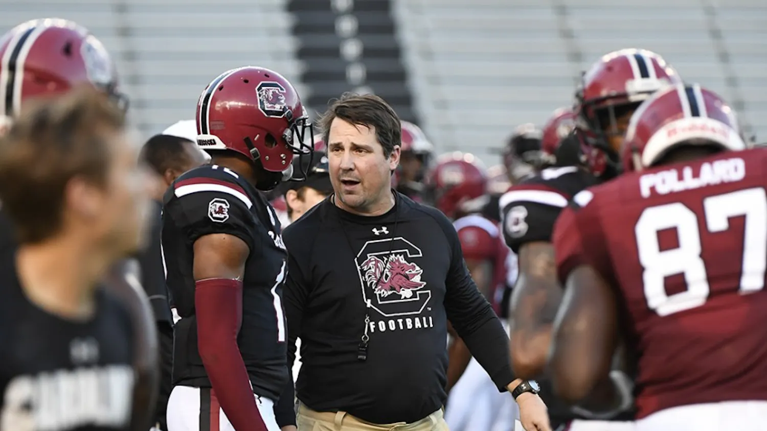 UNCW THIRD BASEMAN DANIEL STACK SLIDES SAFELY INTO SECOND BASE.
