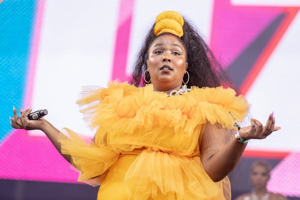 Lizzo (Melissa Jefferson) during Outside Lands Music Festival at Golden Gate Park on August, 11 2018, in San Francisco, Calif. (Daniel DeSlover/Sipa USA/TNS)