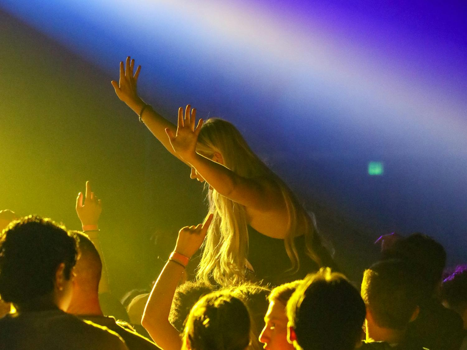 T-Pain performed at Cockstock for a sold out crowd on Oct. 21, 2022. The pit was filled with students trying to get a better view of the performance. 