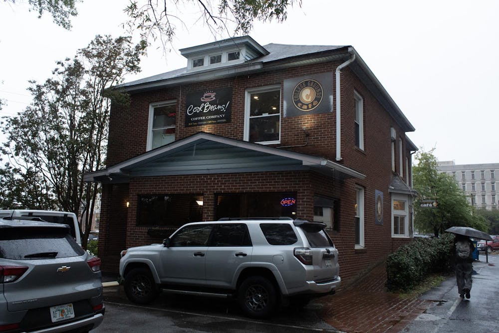 <p>The exterior of Cool Beans Coffee Company in Columbia, South Carolina, on Oct. 14, 2023. Cool Beans is an independent coffee shop that has been serving customers since 1997.</p>