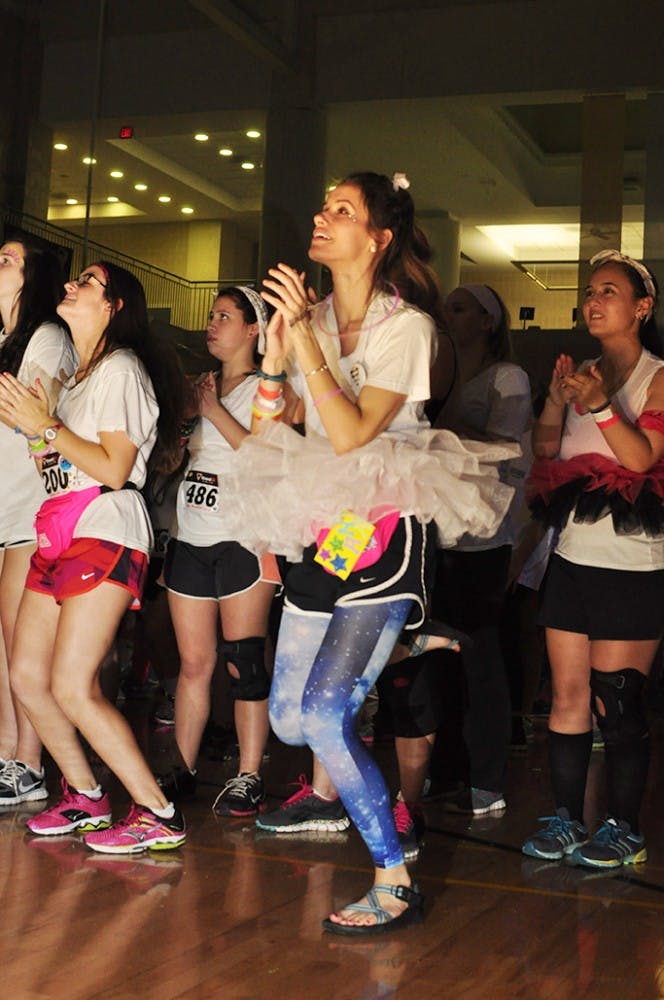 	Bright and fun attire could be seen all over the dance floor. 
Brian Almond/The Daily Gamecock