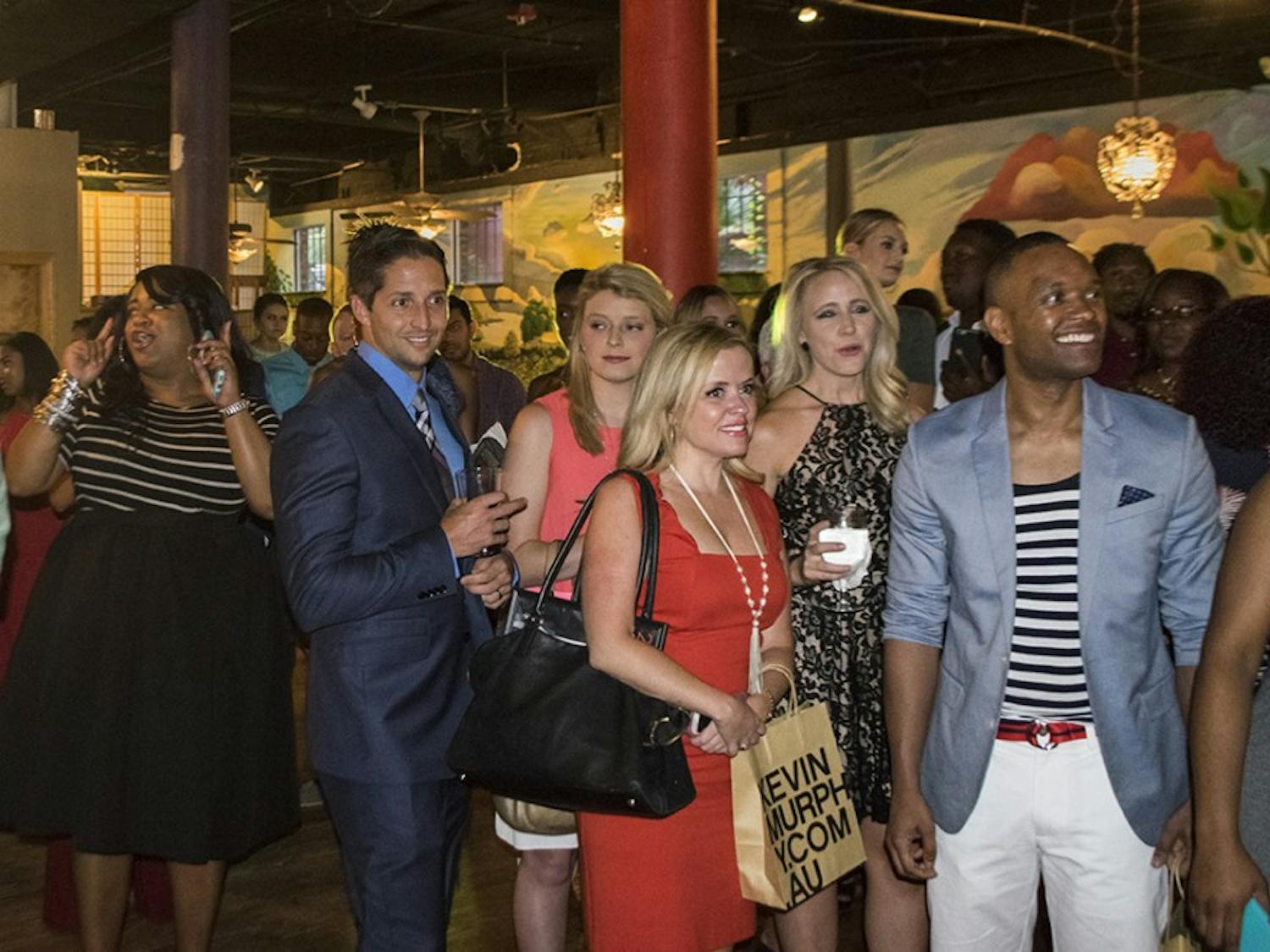 Fashion models and other citizens attend Columbia Fashion Week's "Beautiful People Party" to hear the 25 Most Stylish People in Columbia announced.
