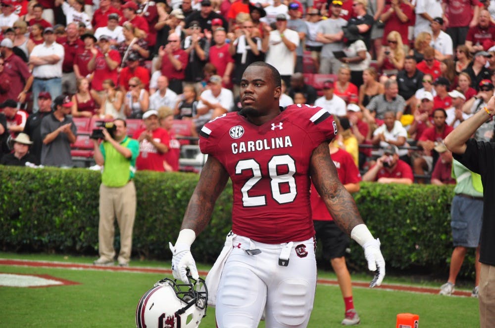 Mike Davis, who lead the Gamecocks the past two years in rushing yards, hopes to help out the 49ers next year. The 49ers ended up 4th in the NFL in rushing yards per game. 