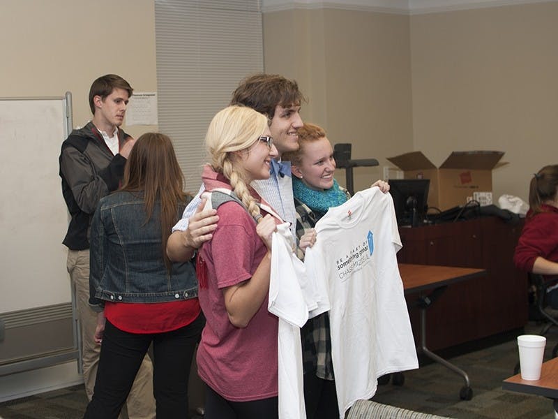 	Study Body Vice President Chase Mizzell hosted a presidential campaign rally in the Honors College Residence Hall.