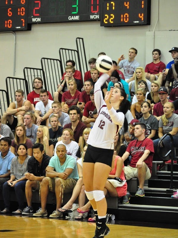 Junior Juliette Thevenin has posted at least 11 kills in four consecutive matches.