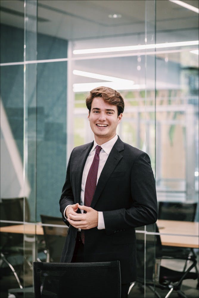 Headshot of Luke Rankin. Rankin served as student body president 2019-2020.
