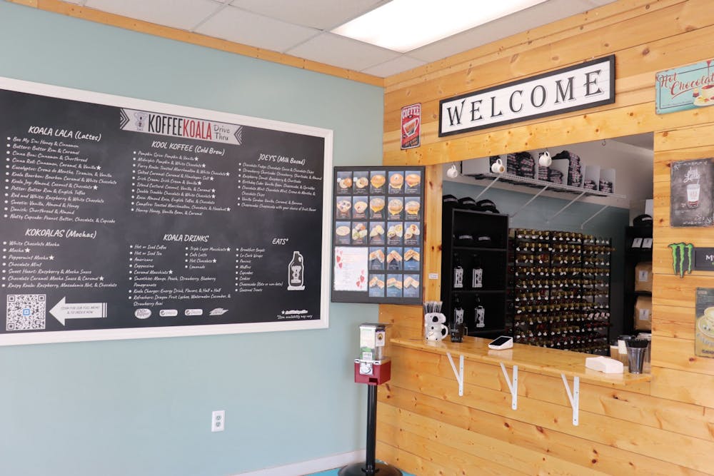 <p>A photo of the inside of Koffee Koala coffee shop, located in the Cayce Crossing shopping center, on Feb. 15, 2023. The USC alumni-owned store offers drinks made in-house and fresh breakfast options. The shop is open seven days a week.</p>