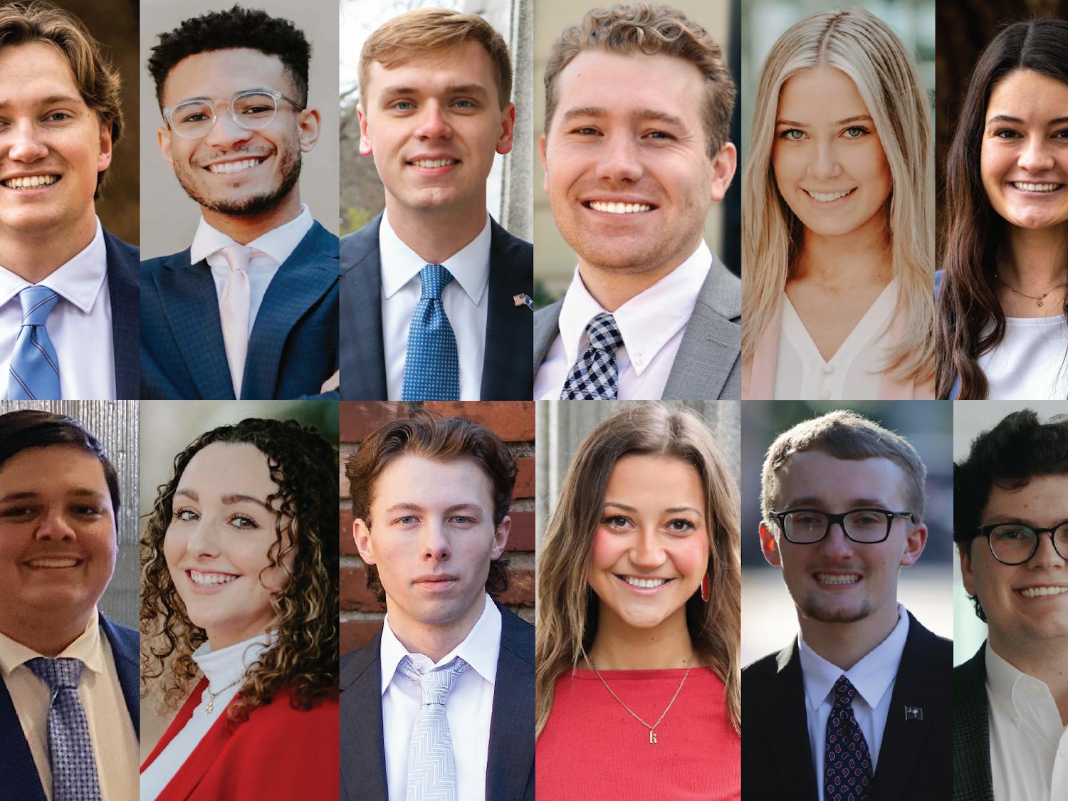 From left to right, top row: Caden Askew, Aidan Baker, Alex Harrell, Cameron Butler, Emily Dengler and Ashlyn Osborne
From Left to right, bottom row: Christian Phillips, Morgiana McDevitt, Jack Lind, Katherine Turner, Sam Courson and Matthew Durant