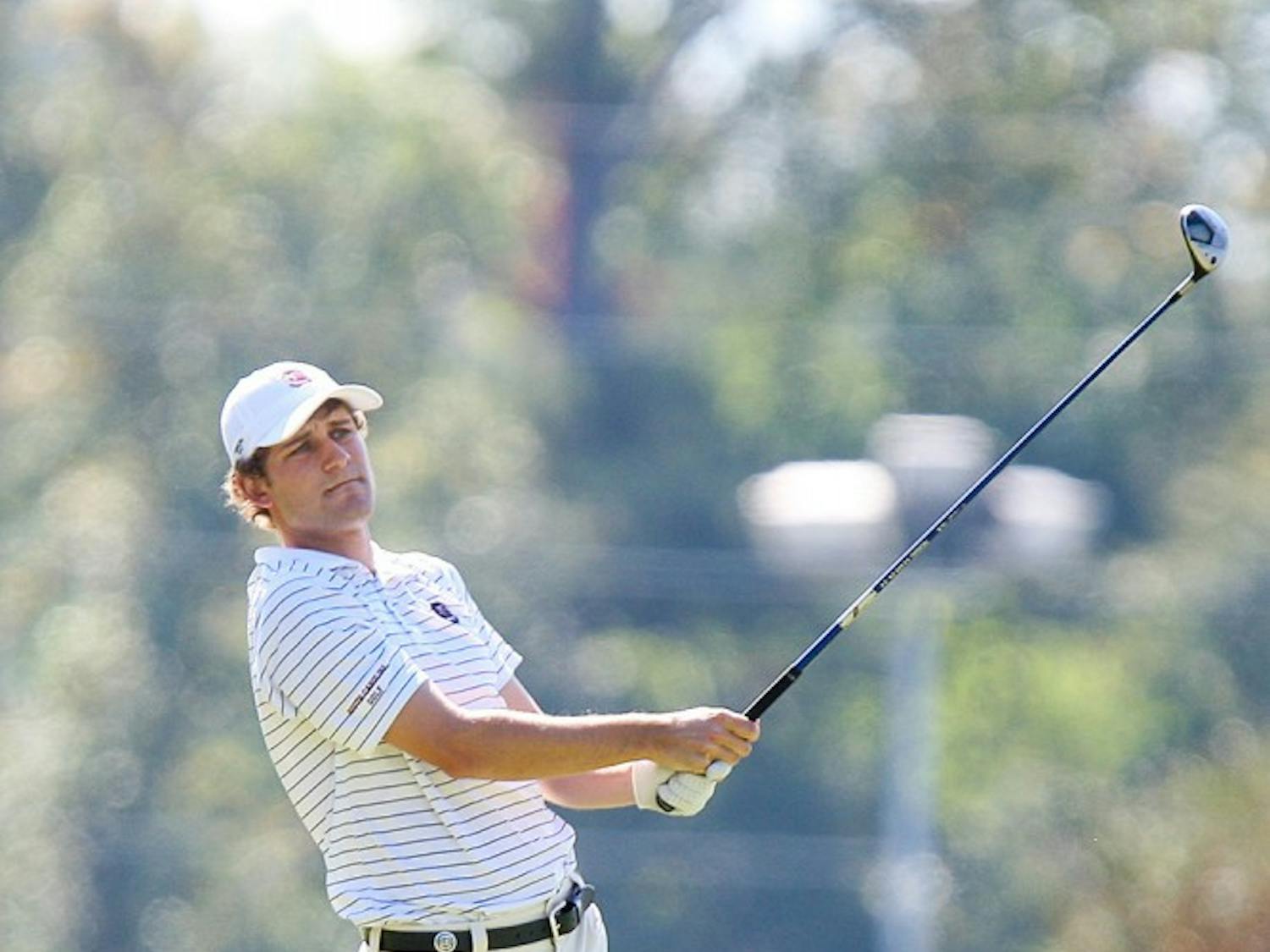 	Sophomore Caleb Sturgeon won his first collegiate golf tournament in October.