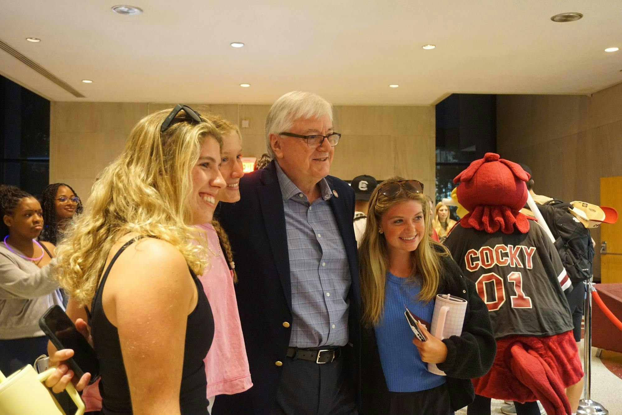 Russell House celebrated 70 years of being a center for student life with Bustle at the Russell on Oct. 16, 2025, at 7 p.m. in&nbsp;the Russell House. The event&nbsp;held many activities and entertainment for students to participate in. Activities included roller skating, mini golf, trivia and karaoke. At 7:30 p.m., USC President Michael Amiridis arrived to cut a cake to commemorate the event on the second&nbsp;floor of the Russell House. The event was free for students and faculty to attend.