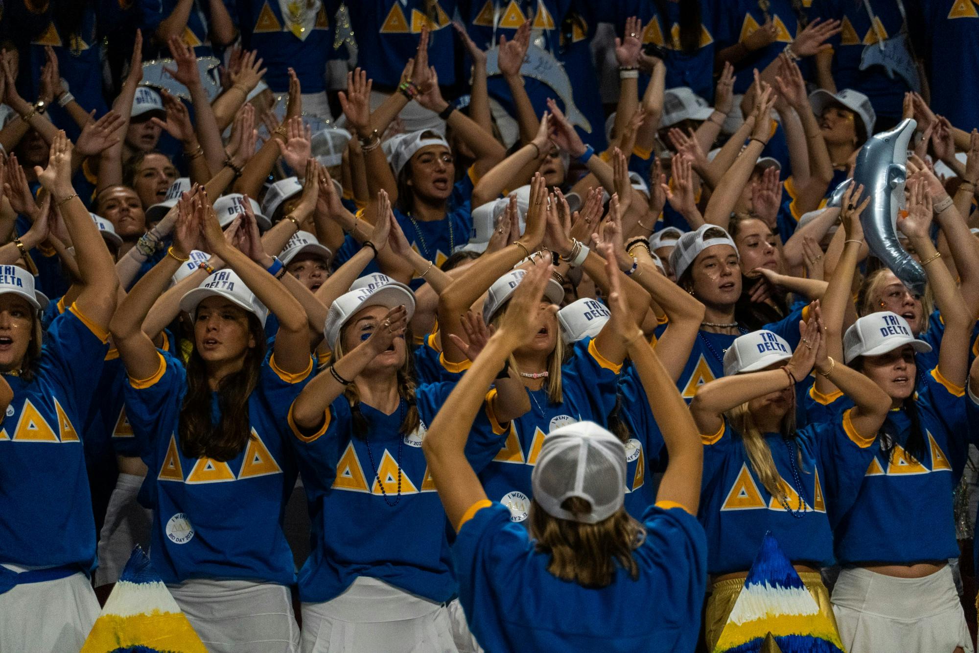 USC Sororities gathered Sunday afternoon, Aug. 21, 2022 at the Colonial Life Arena for Bid Day. Several chapters took part in the event welcoming new faces to the USC Greek community.