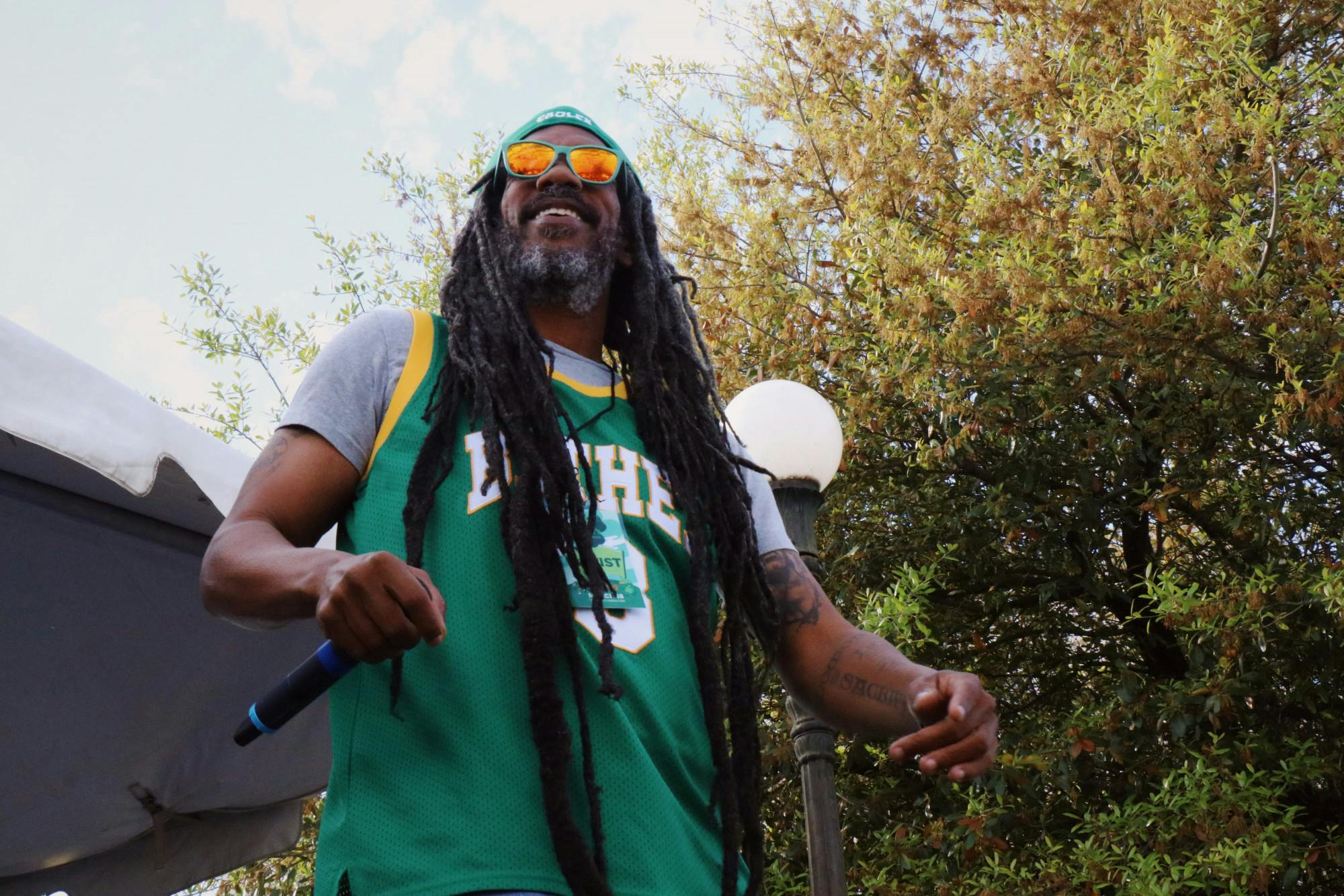 FILE — Local Columbia music artist DJ VooDoo Child came out to perform for the St. Pat's in Five Points event on March 18, 2023. VooDoo Child unveiled unreleased raps and remixes for festival goers.&nbsp;