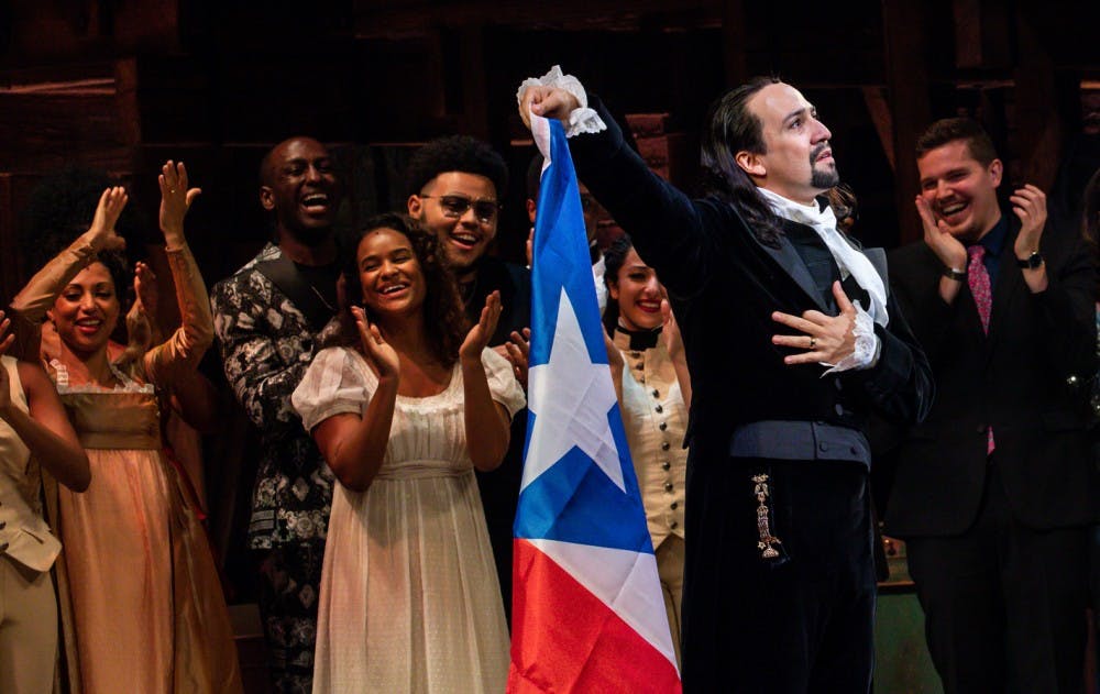 &quot;Hamilton&quot; opens in San Juan, Puerto Rico at the Centro de Bellas Artes, a three-week run with Lin-Manuel Miranda reprising his role as Alexander Hamilton. (Zbigniew Bzdak/Chicago Tribune/TNS)