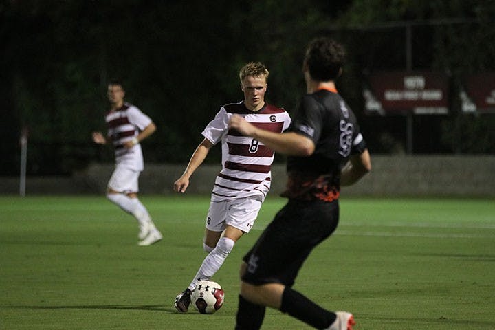 &nbsp;South Carolina men's soccer beat Mercer University 1-0 at the Friday, Oct. 9 match.&nbsp;