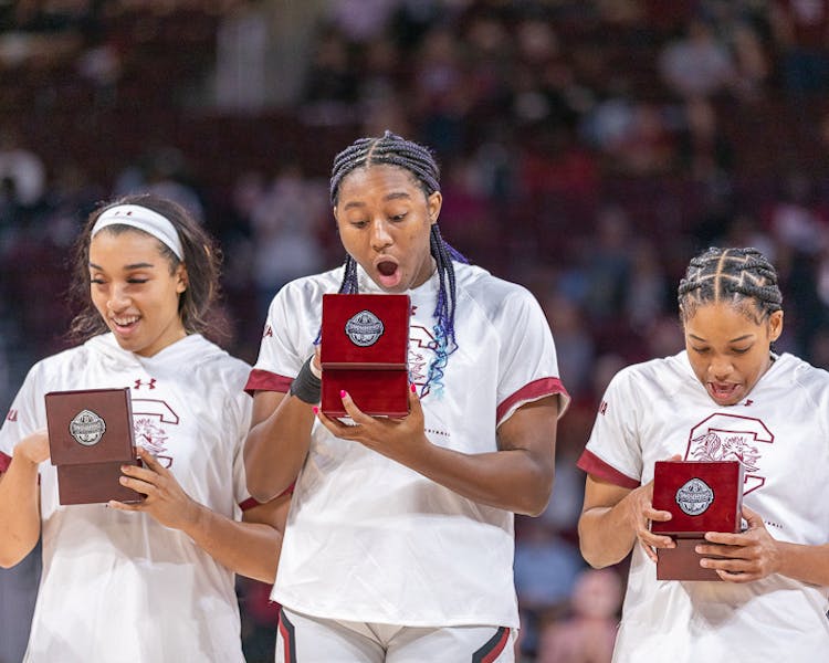 PHOTOS South Carolina women's basketball dominates in season opener against East Tennessee