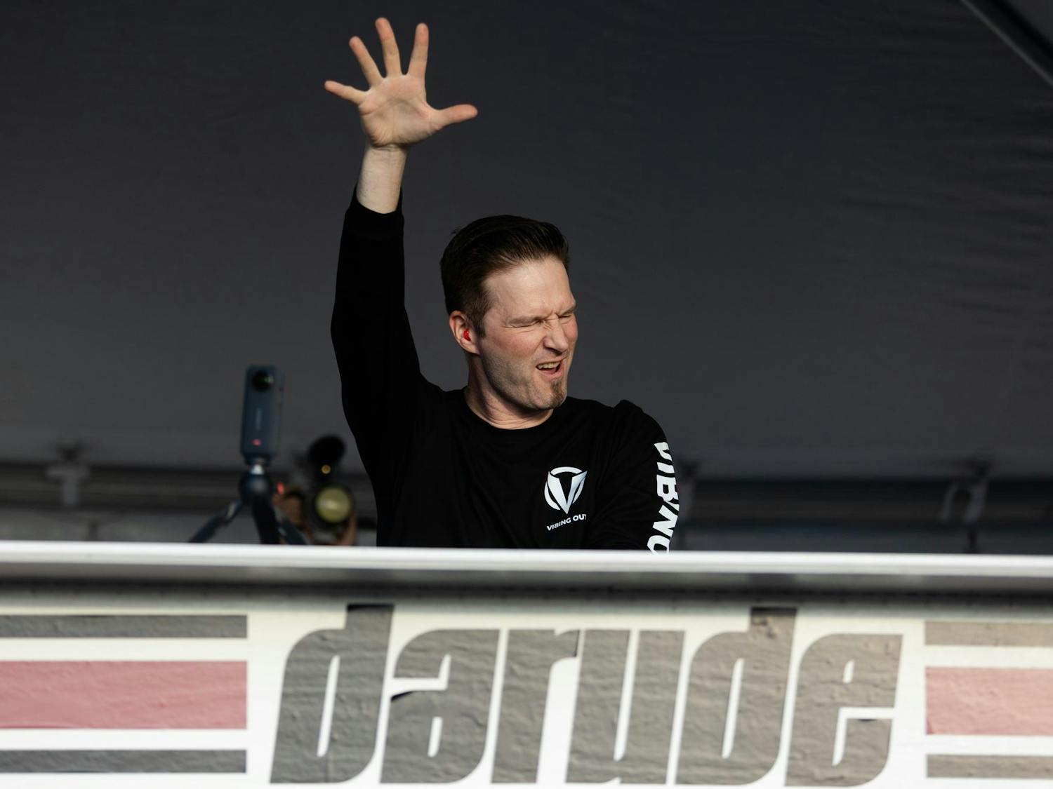 Darude dances while playing a mix of music from his discography. The Finnish DJ performed for a crowd at Gamecock Park ahead of South Carolina's game against Kentucky. 