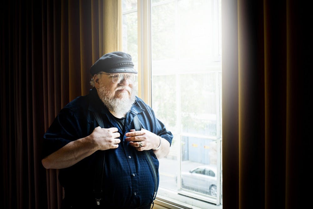 American novelist George R.R Martin, author of Game of Thrones, poses for a portrait on June 22, 2015 in Stockholm, Sweden. (Ola Axman/IBL/Abaca Press/TNS) 