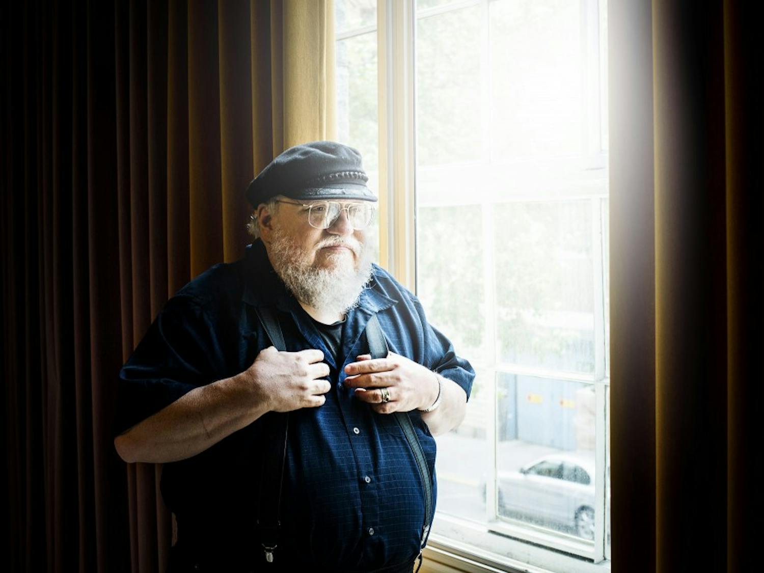 American novelist George R.R Martin, author of Game of Thrones, poses for a portrait on June 22, 2015 in Stockholm, Sweden. (Ola Axman/IBL/Abaca Press/TNS)