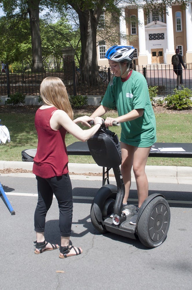 Travel Lightly showcases alternative modes of transportation for students, staff and other community members.