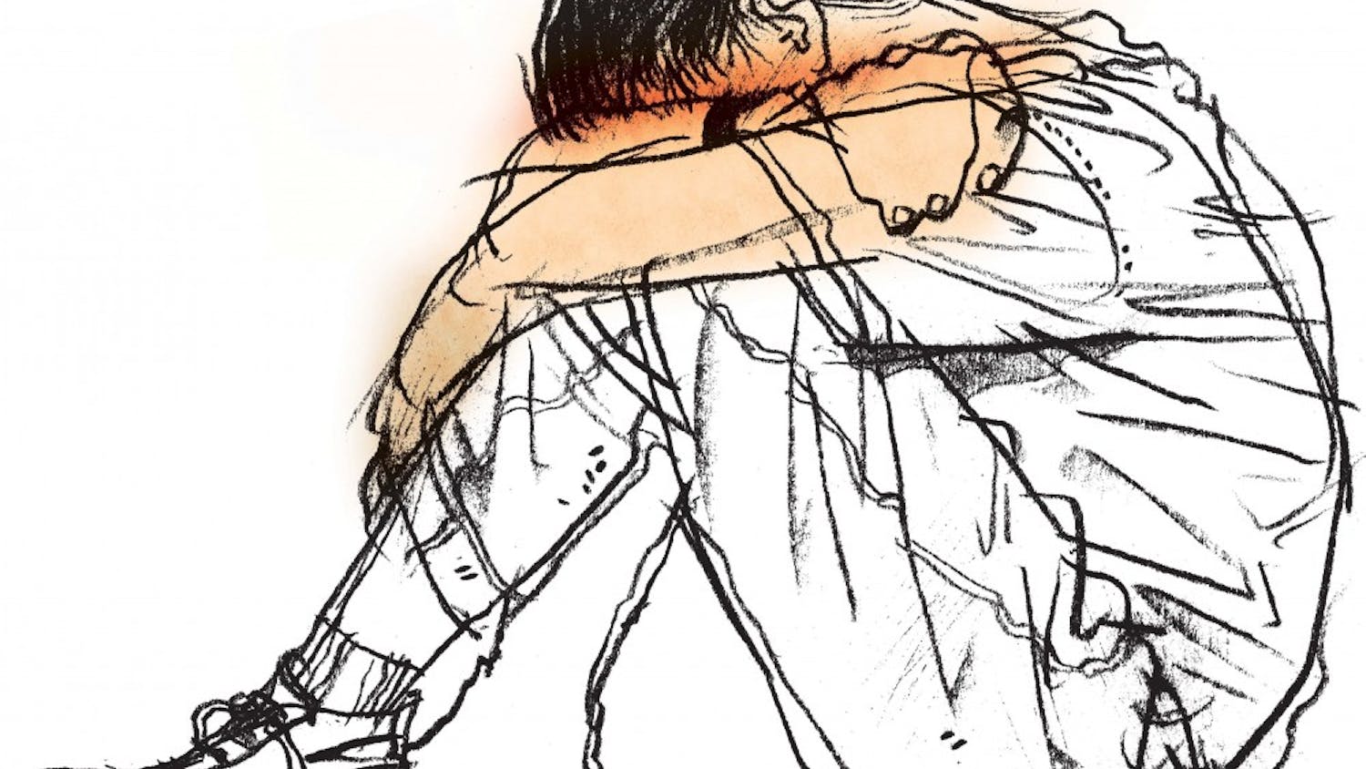 300 dpi Val B. Mina color illustration of young person sitting on floor with face hidden by arms. The Sacramento Bee 2008
teen suicide illustration stress anguish pressure loneliness health mental illness sorrow teenage adolescent, krtnational national, krtsocial social issue, soldier, krtworld world, krt,mctillustration, krtdiversity diversity, youth, children child, krtfamily family, krtfeatures features, krtsocialissue social issue, illness, krthealth health, MED, FEA, SOI, HEA, HTH, 07017001, 14006001, 14000000, mental illness, 2008, krt2008, mina sa contributed coddington mct mct2008