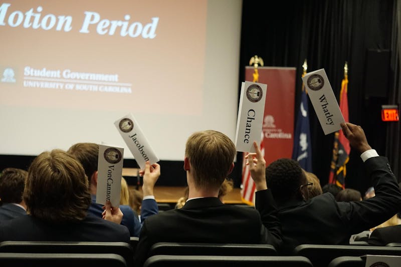 Speaker pro tempore, senator resign from student senate