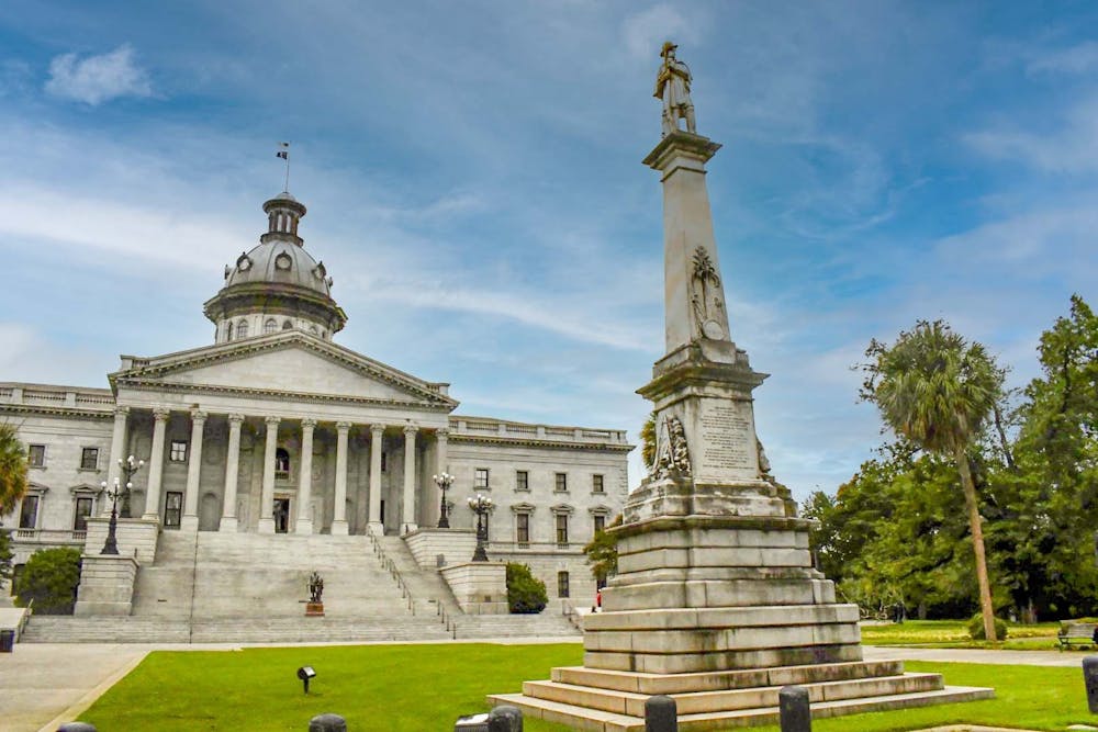 The South Carolina Capitol building in Columbia. 