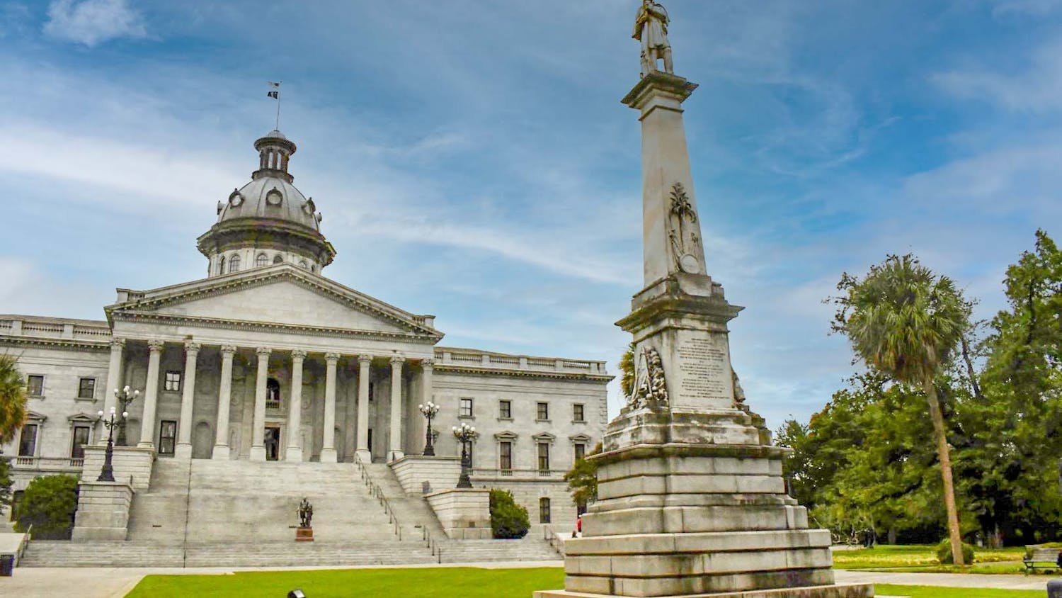 The South Carolina Capitol building in Columbia. 