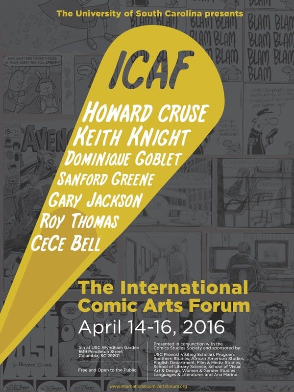 The International&nbsp;Comic Arts Forum will bring a host of well-known comic artists to Columbia.