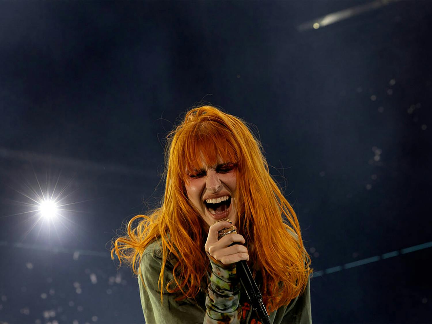 Paramore's lead singer, Hayley Williams, performs at the When We Were Young music festival at the Las Vegas Festival Grounds on Oct. 23, 2022. The October performance generated excitement in fans at the idea of new music coming from the group in the future.