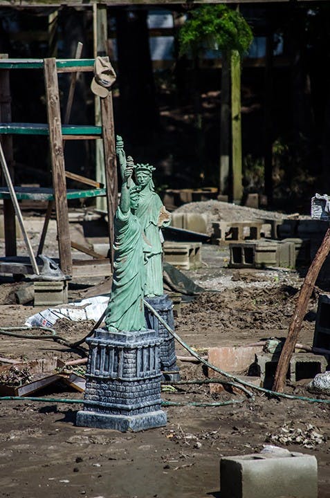 Damage in Forest Acres on October 6.