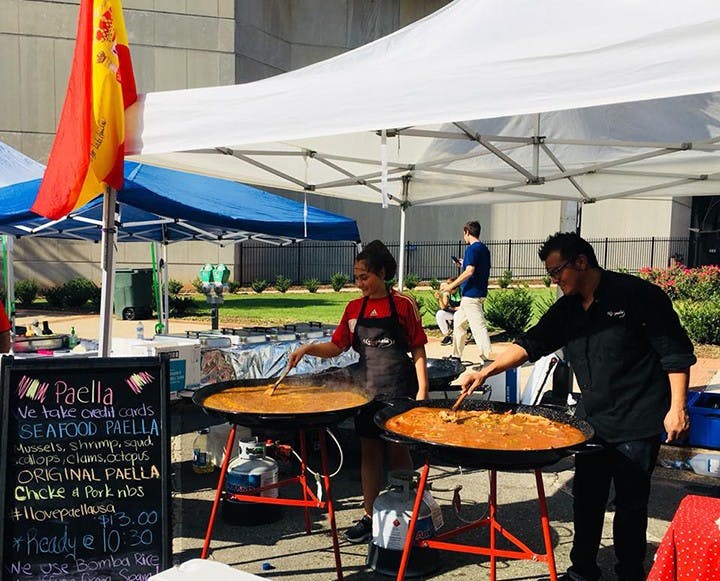 I Love Paella USA is a frequent vendor at the Soda City Market on Saturdays.&nbsp;