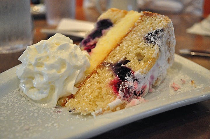 	Dinner at Cafe Strudel, a sweet little cafe in West Columbia. 