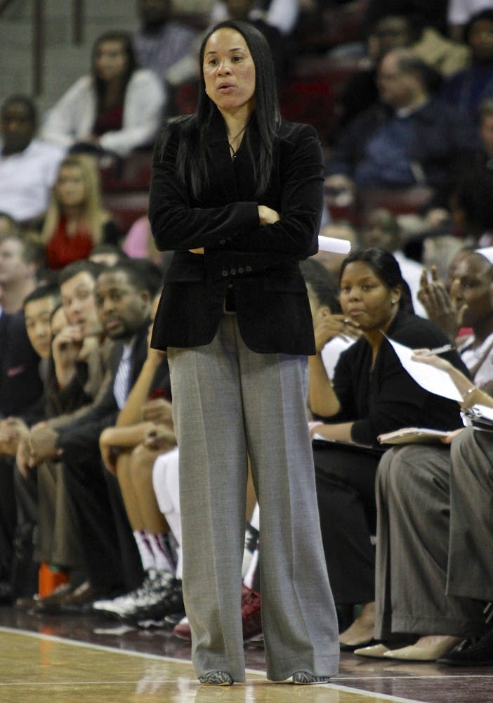 	Coach Dawn Staley has led South Carolina to an NCAA Tournament appearance the past two years.