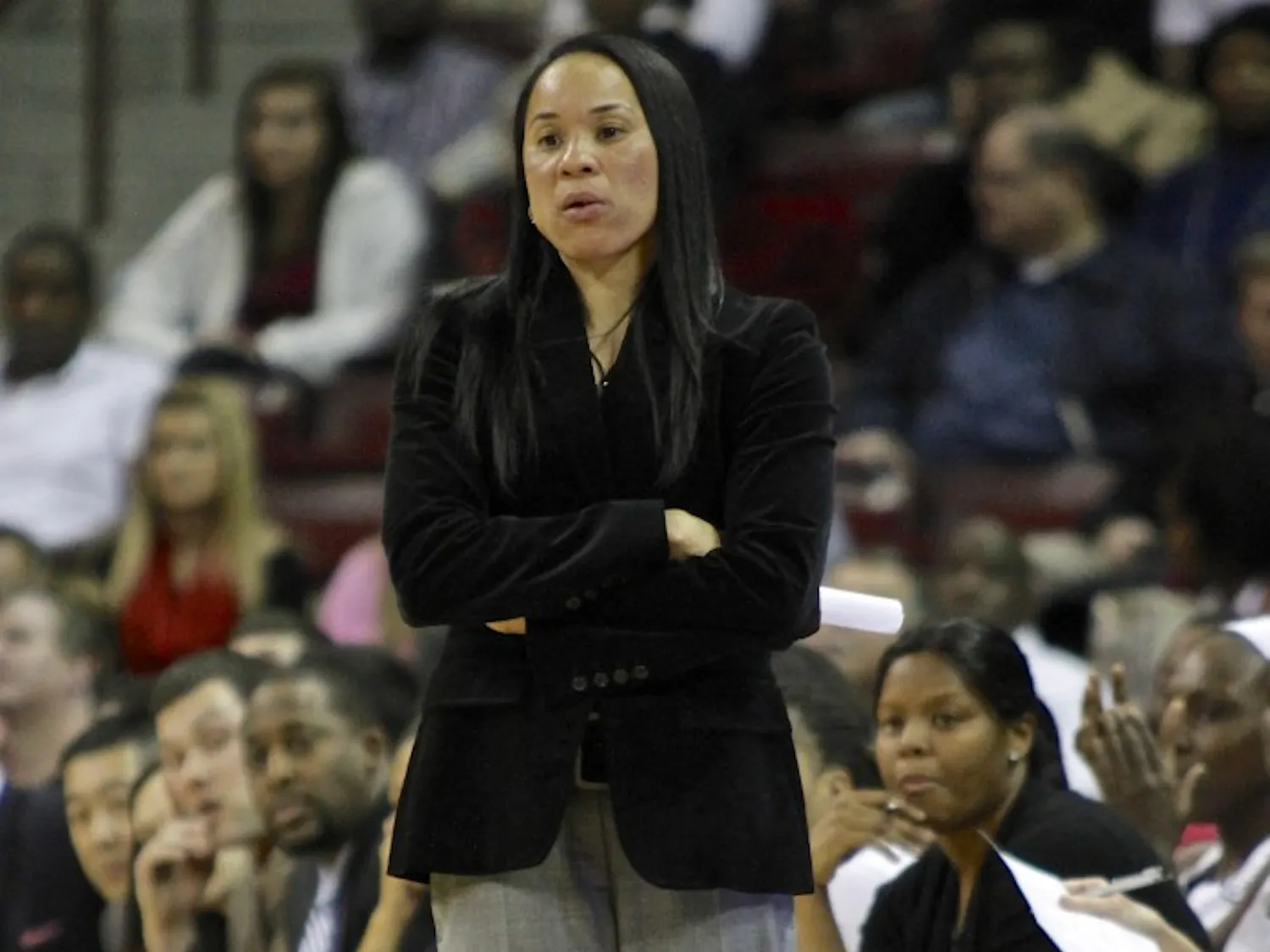 Coach Dawn Staley has led South Carolina to an NCAA Tournament appearance the past two years.