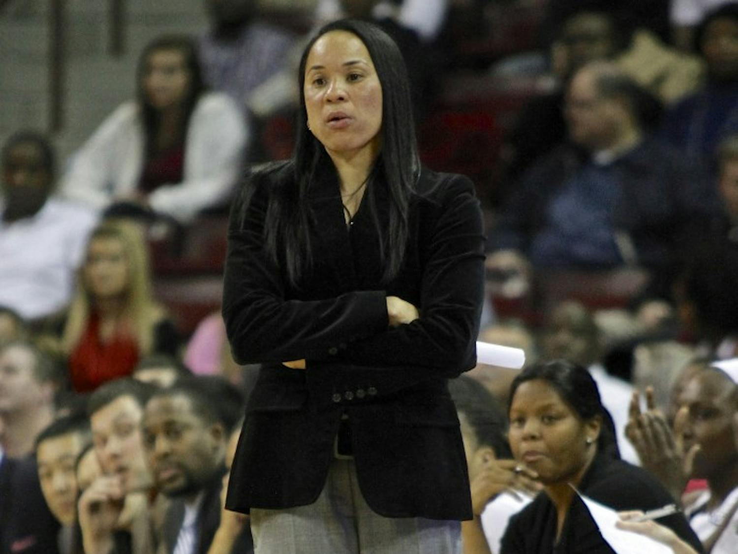 	Coach Dawn Staley has led South Carolina to an NCAA Tournament appearance the past two years.