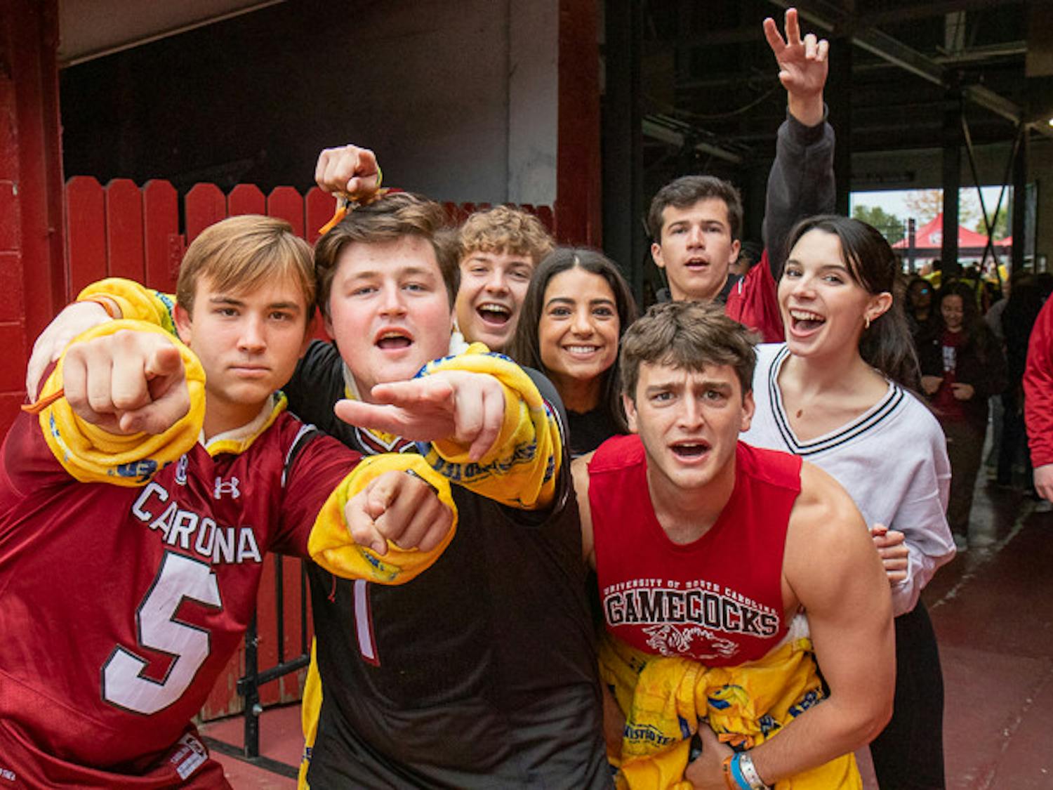 Gamecock fans dress up in costumes for the South Carolina and Missouri game on Oct. 29, 2022. The game fell on the weekend of Halloween, prompting many students and fans to dawn their costumes for the event.
