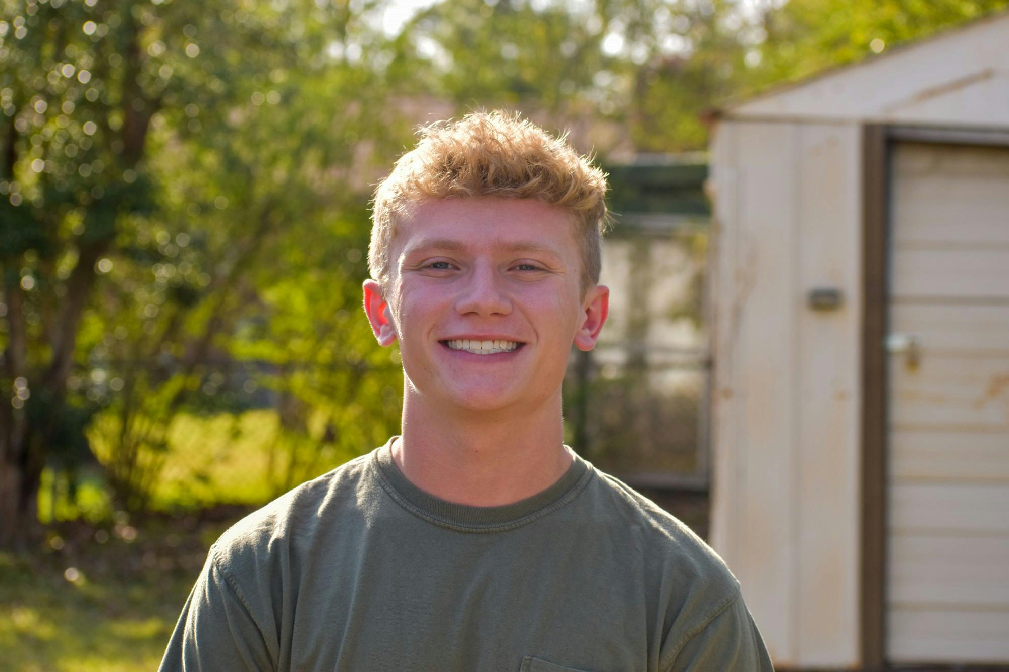 Brice Laney, a fourth-year pharmacy student on March 29, 2022. &nbsp;In the last two years of the pandemic, Laney has gained a greater understanding on the importance of pharmacists.