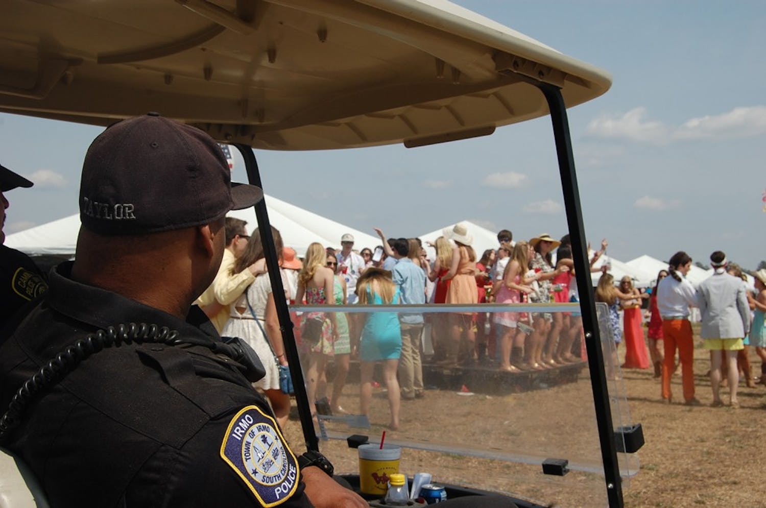 	More police were out and about in Camden this year at the annual Carolina Cup held Saturday.