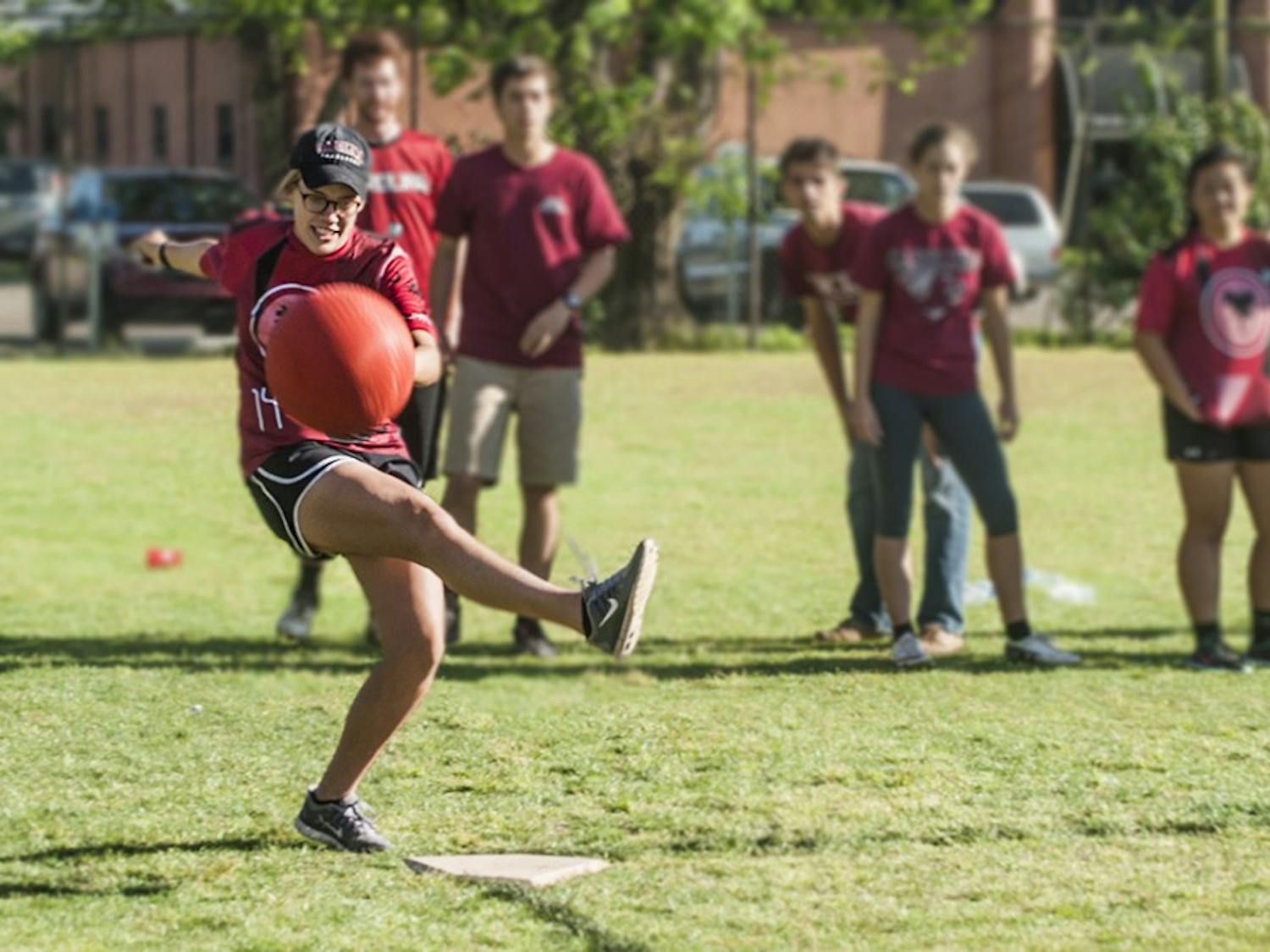 Omega Phi Alpha's tournament is just one of many events on USC's campus in April recognizing Sexual Assault Awareness Month.
