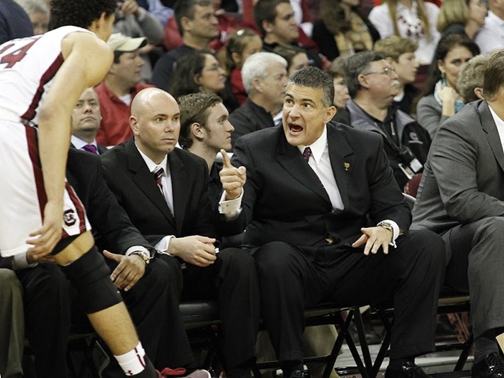 USC coach Frank Martin said after the Gamecocks’ 67-56 loss to Georgia that he has been taking heat from his coaching staff to do a better job of getting the team ready to play. 