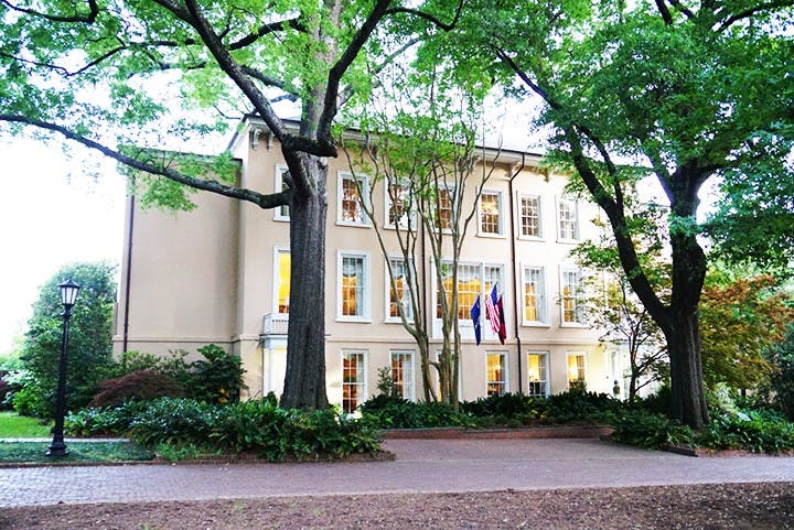 &nbsp;The house in which the university president resides. The President's House is located on the Horseshoe of the University of South Carolina campus.
