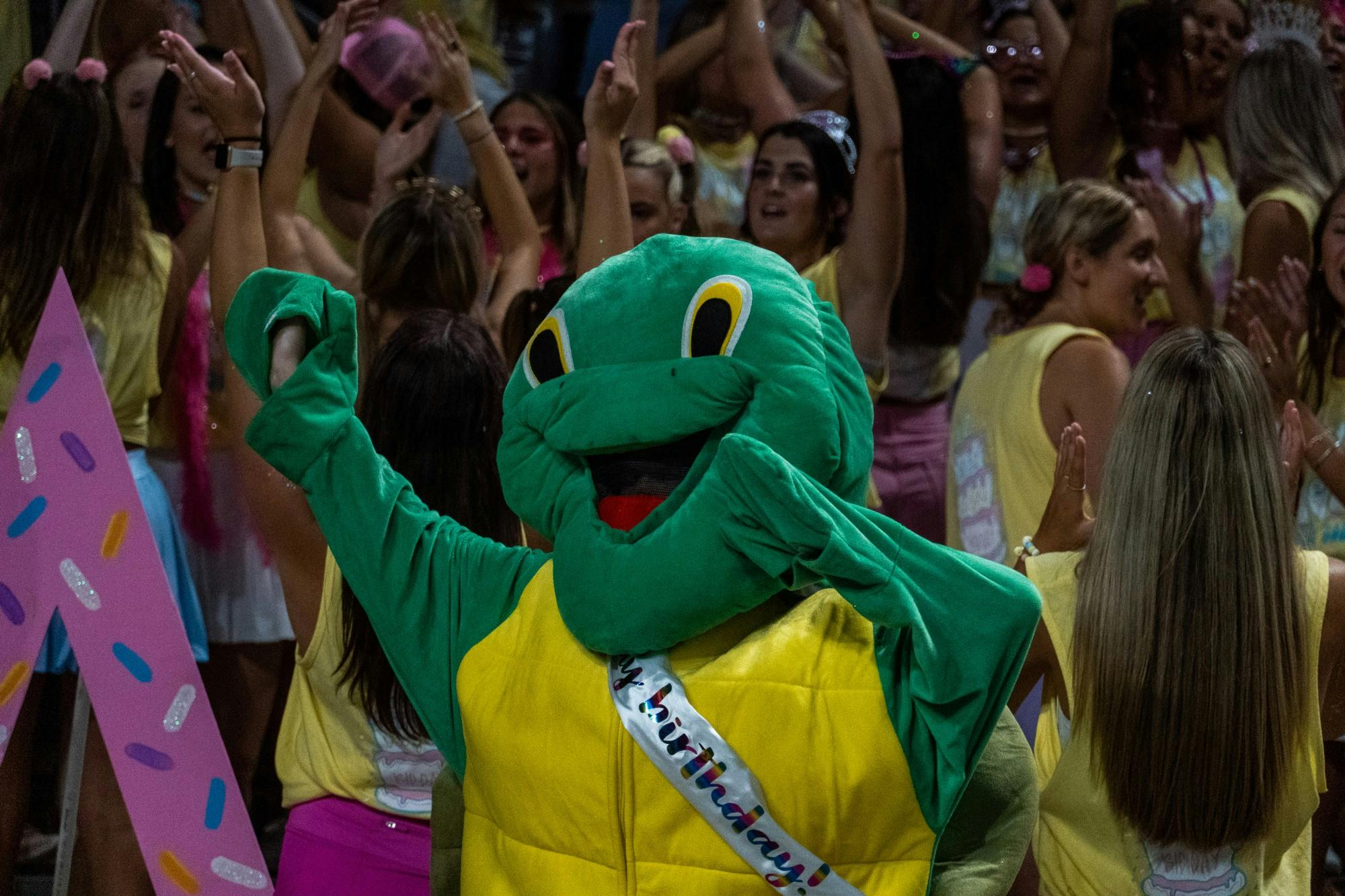 USC Sororities gathered Sunday afternoon, Aug. 21, 2022 at the Colonial Life Arena for Bid Day. Several chapters took part in the event welcoming new faces to the USC Greek community.