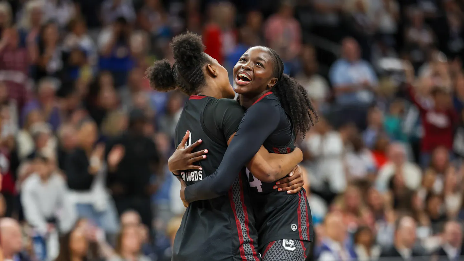 South Carolina defeated UConn on Friday at Mortgage Matchup Center in Phoenix, Arizona, to advance to the national championship. The win snaps the Huskies' 54-game win streak dating back to last season.