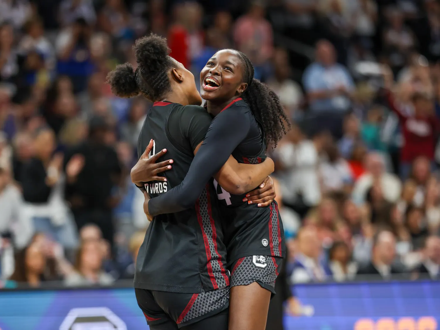 South Carolina defeated UConn on Friday at Mortgage Matchup Center in Phoenix, Arizona, to advance to the national championship. The win snaps the Huskies' 54-game win streak dating back to last season.