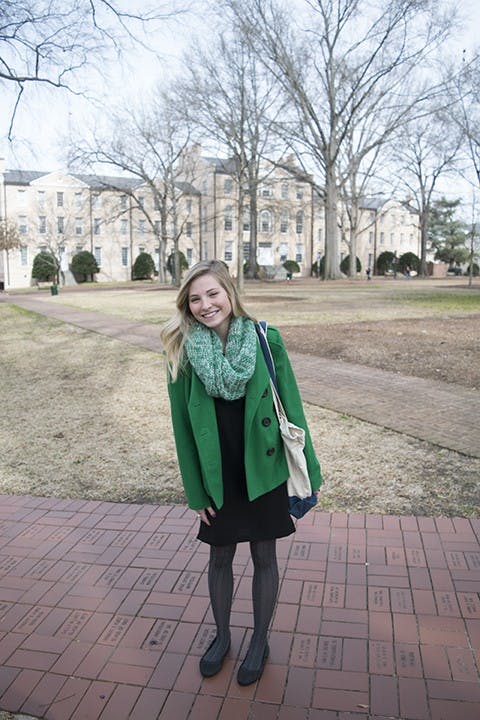 "When I walked onto campus, my eyes started tearing up. I just knew. It's kind of cliche, but it was one of those things where I don't know how you couldn't love this place."—Sallye Sullivan, a second-year public relations student from Atlanta, Georgia