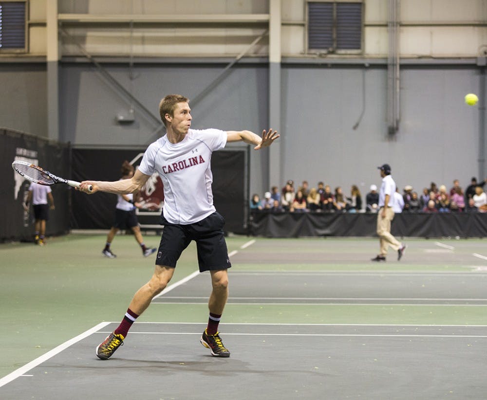 The South Carolina men's tennis team closed out the season with a 13-14 record heading into the SEC Tournament.